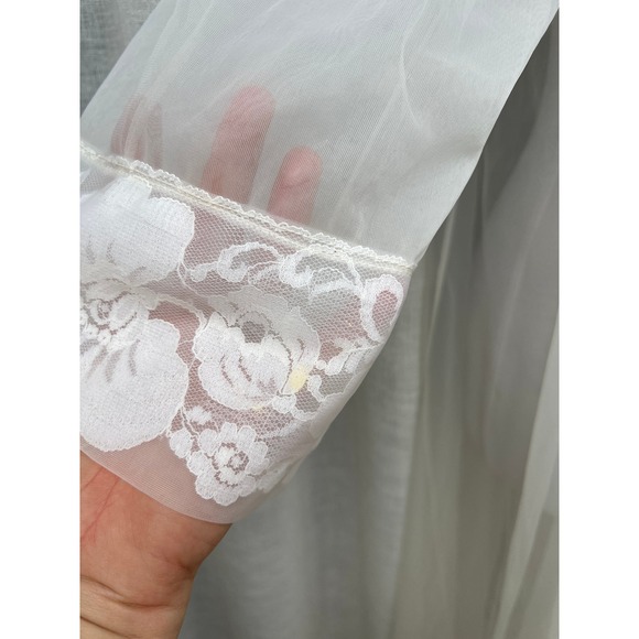 Vintage 1960s Miss Elaine romantic lingerie robe - Picture 4 of 10